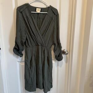 Maeve Anthropologie Women's Size Small Green Dress